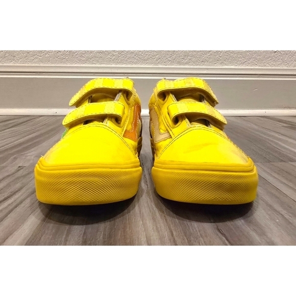 Limited Edition Vans Old Skool Haribo Goldbear Shoes Boys Size 1.5 Bright Yellow - Picture 3 of 16